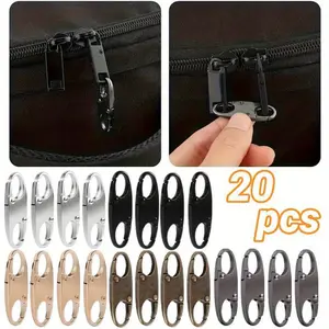 20 Pcs Mini Adjustable Buckle S-shaped Spring Buckle Metal Alloy Mountaineering Buckle Fashion Accessories
