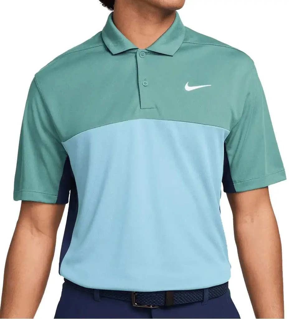 [FQ1114-361] MENS NIKE DRI-FIT VICTORY COLOR-BLOCK GOLF POLO