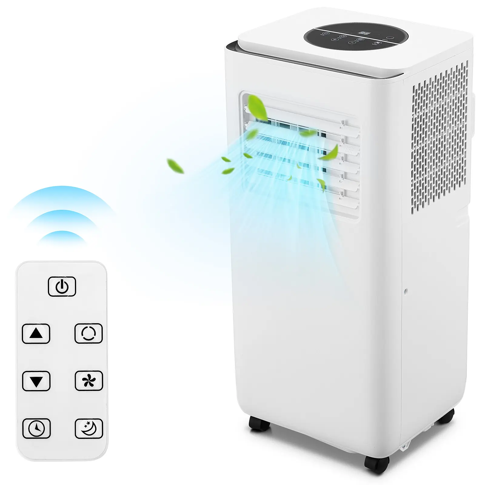 Quiet Portable AC Unit, 10000 BTU 3-in-1 Portable Air Conditioner with Cooling Fan, Dehumidifier & Remote Control for Home Bedroom