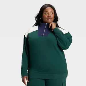 Women's French Terry Pullover Sweatshirt - Ava & Viv