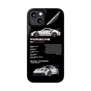 Porsche 911 GT3 RS phone case, compatible with iPhone 17/16/15/14/13/12/11 Pro Max/Plus and Samsung Galaxy S23FE/22/23/24/25.