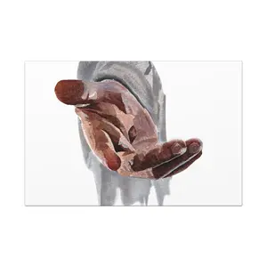 Inviting Canvas Art Wraps, 1.6" - Inspirational Wall Decor, Motivational Gift, Home Decor, Religious Art, Modern Artwork