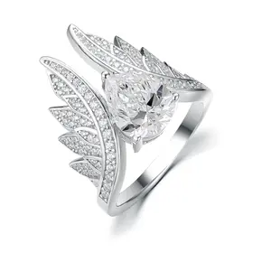 [TW] "Angel" 3 Carats Synthetic Moissanite Ring (KD491)