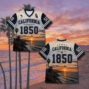 USA 250 Heritage Shirt, California 1850 Baseball Jersey, Limited Edition Commemorative Apparel
