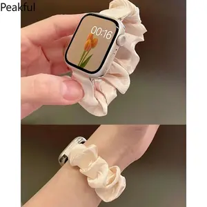 Applewatch6789 Apple Watch iwatch10se Premium French Pearlescent Hair Band