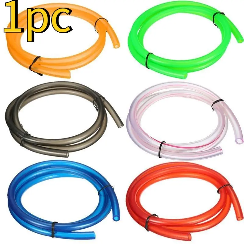 Rubber 1M Petrol Pipeline Fuel Line - Motorcycle Hose for ATV, Scooter, and Dirt Bike