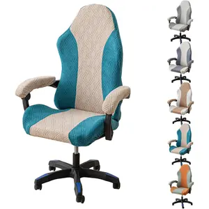 Gaming Chair Covers - Slipcovers for Office Desk & Computer Chairs with Armrest Covers, Stretchable Protector with Zipper