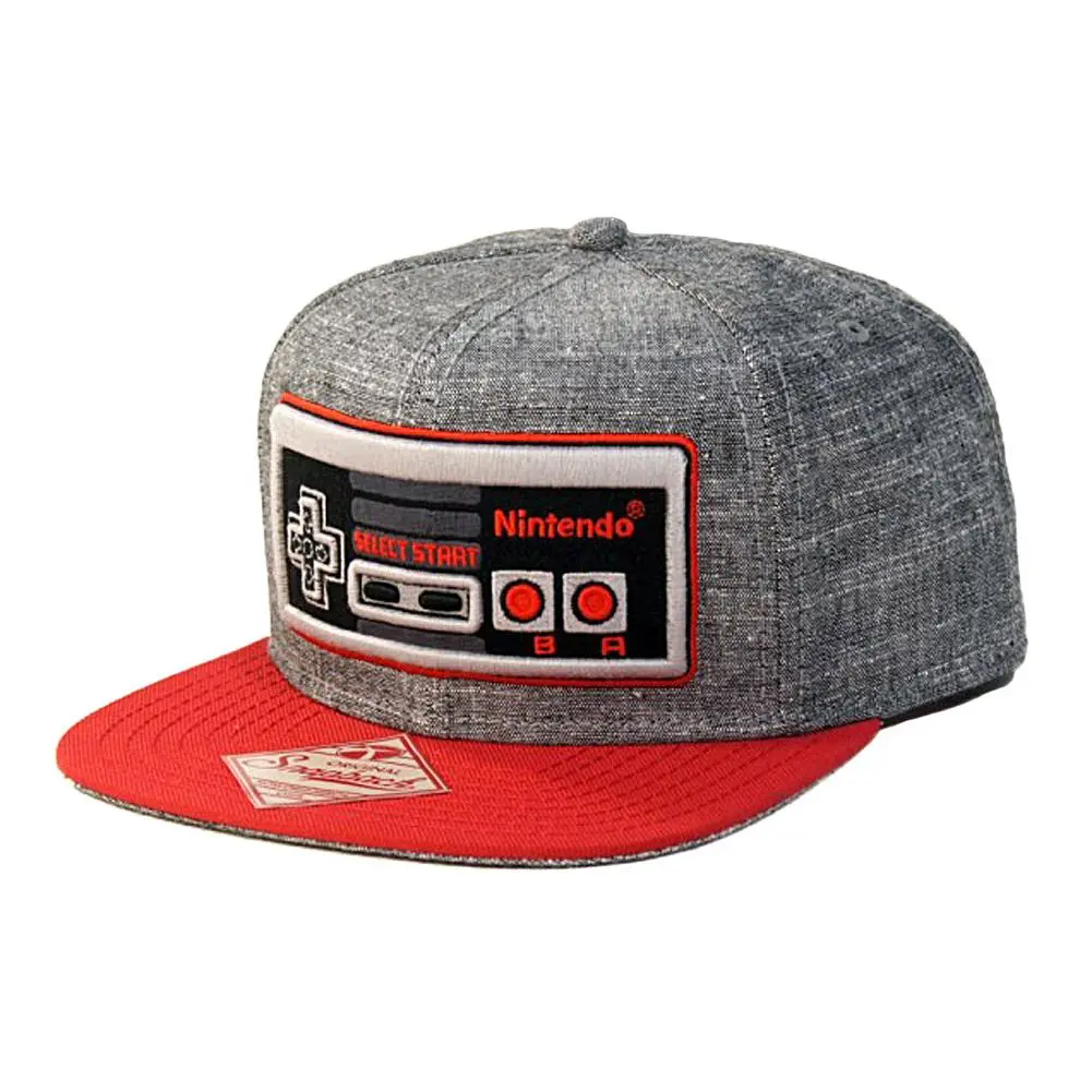 Nintendo Classic NES Controller Hat Embroidered Snapback Adjustable Cap