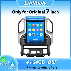 Car Stereo for  Chevrolet Silverado / GMC Sierra 2019-2023 ,Only for Original 7(Work Truck is not supported) inchtouch screen has Android Auto Wireless Carplay, Bluetooth WIFI supports GPS Navigation
