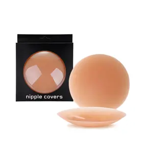 Women Solid Color Silicone Nipple Covers, Soft Breathable Pasties for Daily All-Season Lingerie & Bra Accessories