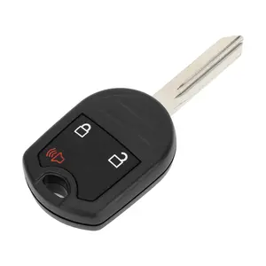 Key Shell Case Keyless Entry Remote Key Fob Replacement Case for Ford F-150 2004-2016 for Ford Focus 2006-2012 3 Buttons CWTWB1U793