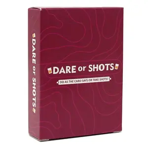1Box“Dare or shots”1 box “Couple chat”55 Couples Cards: Holiday Party Games, Fun Cards for Couples, Couple Drinking Game – Christmas, Valentine's Day, and Party Entertainment to Strengthen Your Relationship, Board Games Night