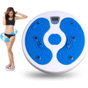 Waist Twister Disc, Waist Twist Board for Exercise Twisting Waist Disc with Counter Waist Twister for Women Belly Fat Body Shaping Fitness Twister Machine with Massage Foot Sole
