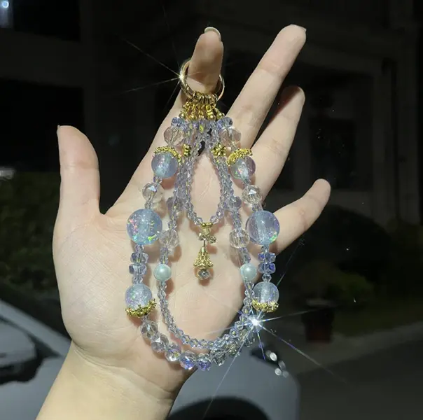 Sparkly Rhinestone Crystal Bag Chain Strap