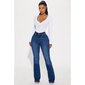 Devyn Stretch Bootcut Jeans - Dark Wash Devyn Stretch Bootcut Jeans - Dark Wash