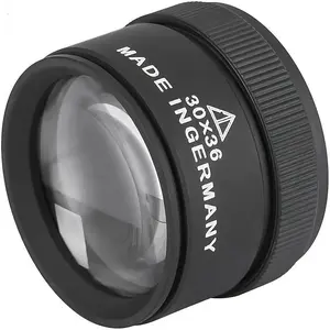 30X Magnifier, 1 Count Handheld Optical Jewelry Magnifier, Efficient Portable Magnifying Glass for Elderly, Office Desk Accessories, Father's Day Gifts