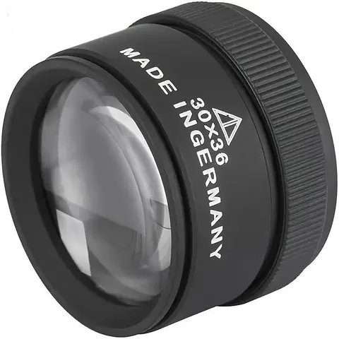 30X Magnifier, Portable Optical Jewelry Magnifying Glass for Elderly & Office Use, Desk Accessories, Work Accessories, Unique Gift, Portable Desk Accessory