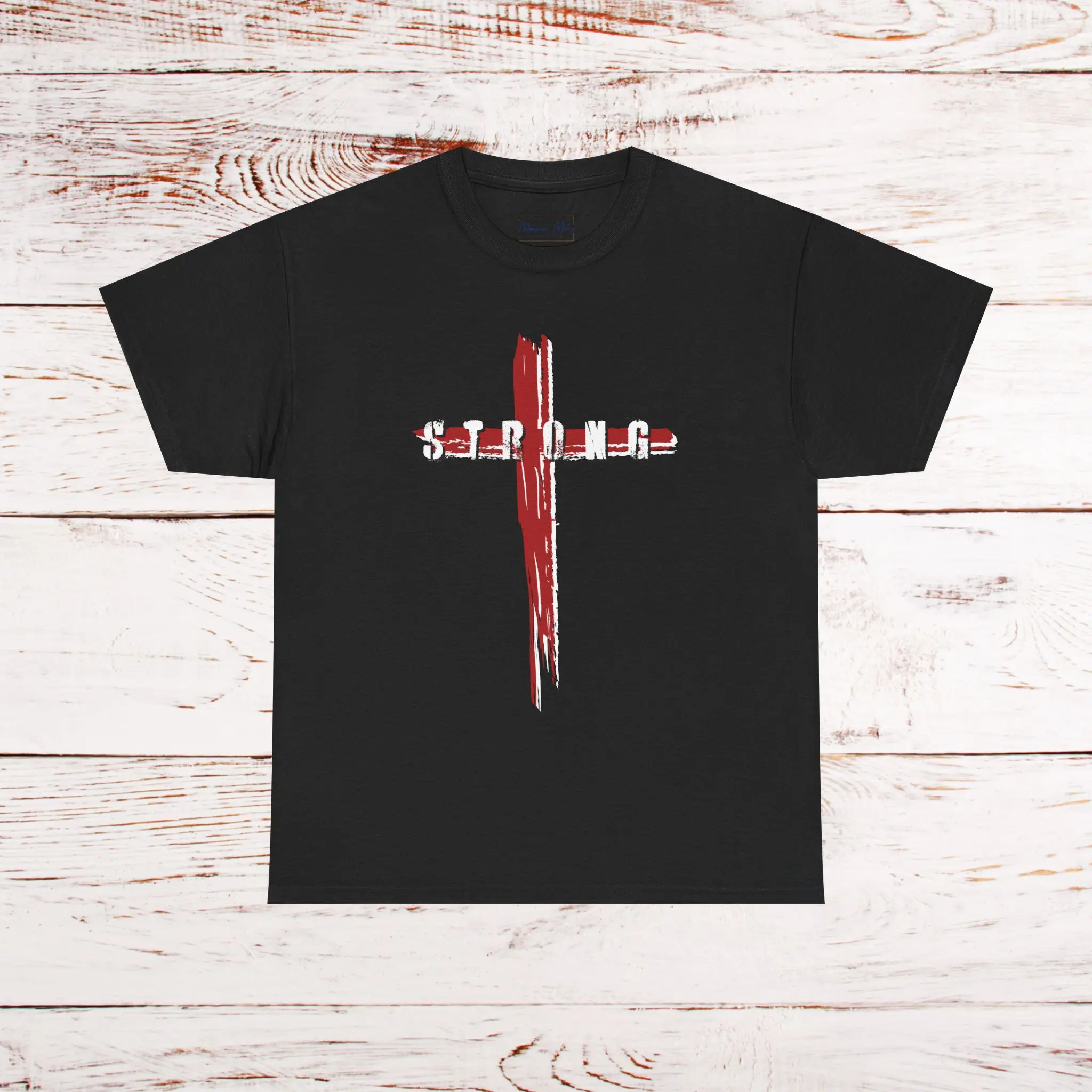 "Strong in Christ" Unisex Heavy Cotton Tee