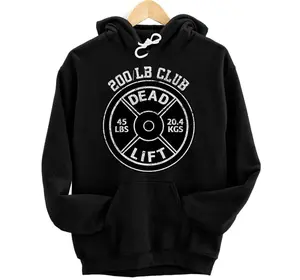 200 Lbs Pound Dead Lift Club Gym Weightlifting Powerlift Hoodie, Sweatshirt, T-Shirt