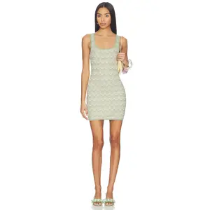 DEVON WINDSOR Selena Mini Dress in Aloe