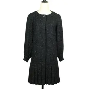 Pre-owned CHANEL Others Small Leather Goods Shaggy Knit Dress