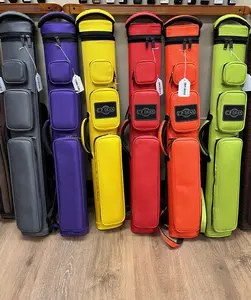 J&J Cue Case with 3 Outside Pouches, Backpack Straps, and Two Handles