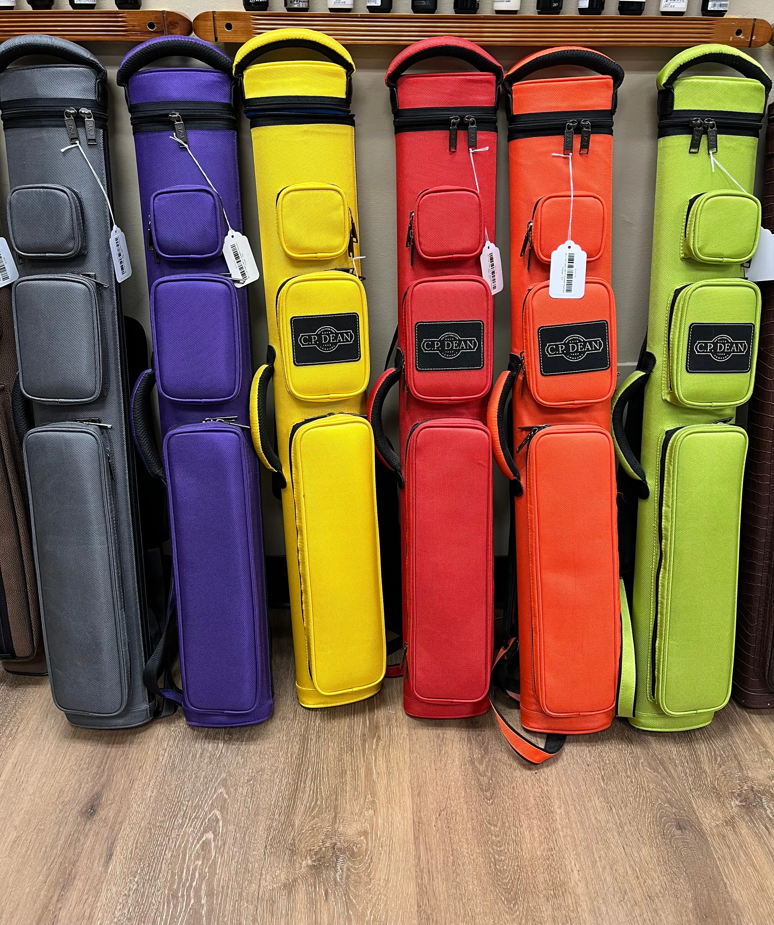 J&J Cue Case with 3 Outside Pouches, Backpack Straps, and Two Handles