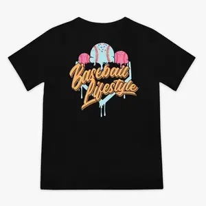 Baseball Ice Cream V3 Youth and Adult Tee, baseball drip, baseball lifestyle  clothes, baseball stuff for boys, Gift For Boy Girl