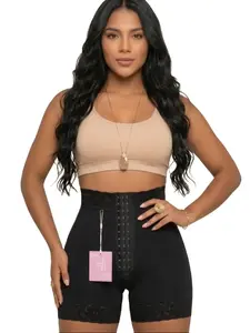 Short faja Angie Cola Invisible Alta Compresion, ajustable, silicon antideslizante