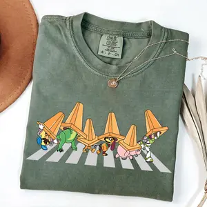 Retro Cartoon Crosswalk Meme Tee | Oversized Retro Nostalgic Toy Character Graphic Shirt