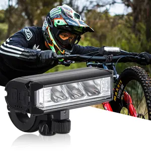 Super Bright  LED Bike Lights -Lighting Modes, Waterproof, USB Rechargeable Bicycle Headlight - Perfect for Adult Kid Mountain Road Commuter Cycling Night Riding