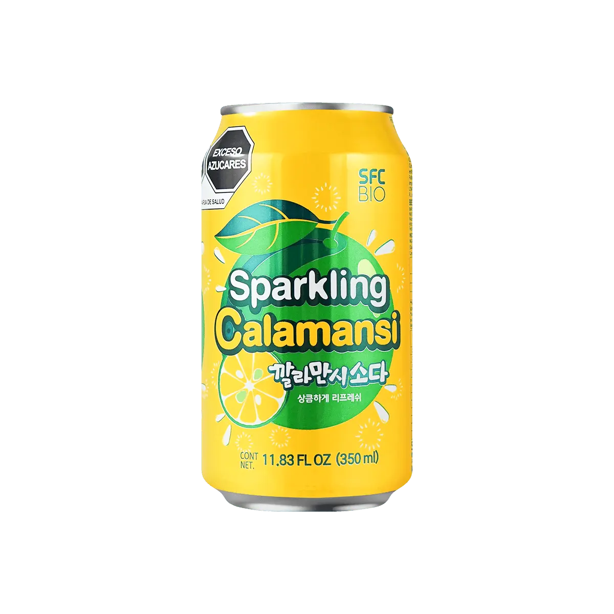 SFC Korean Sparkling Juice Drink, Kumquat Flavor, 350ml - Refreshing Carbonated Beverage