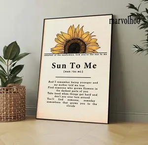 Sun to Me Lyrics Poster