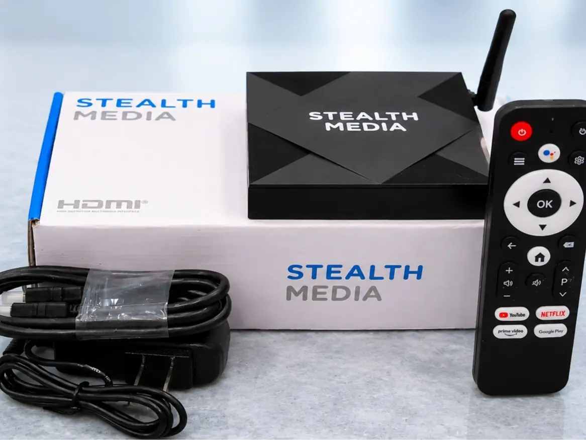 STEALTH MEDIA BOX, TV Antenna for Audio & Video Accessory Needs in Phones & Electronics Setup