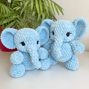 Elephant Crochet Amigurumi African Elephant Cute Crochet