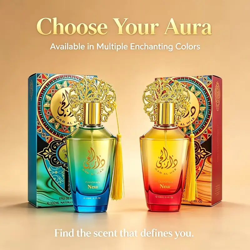 Women's 2-Pack Arabian Luxury EDP Fragrances Gift Bundle - Long-Lasting Floral Amber Exotic Aroma Liquid, Dubai Oriental Perfumes for Adults, Two Bottles