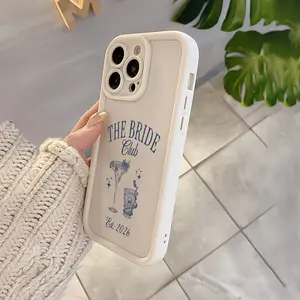 Bride Club Waterproof Cocktail Phone Case - Elegant Bridal Celebration Style for iPhone 17, 16, 15, 14, 13, 12, 11, Plus, Pro, Max