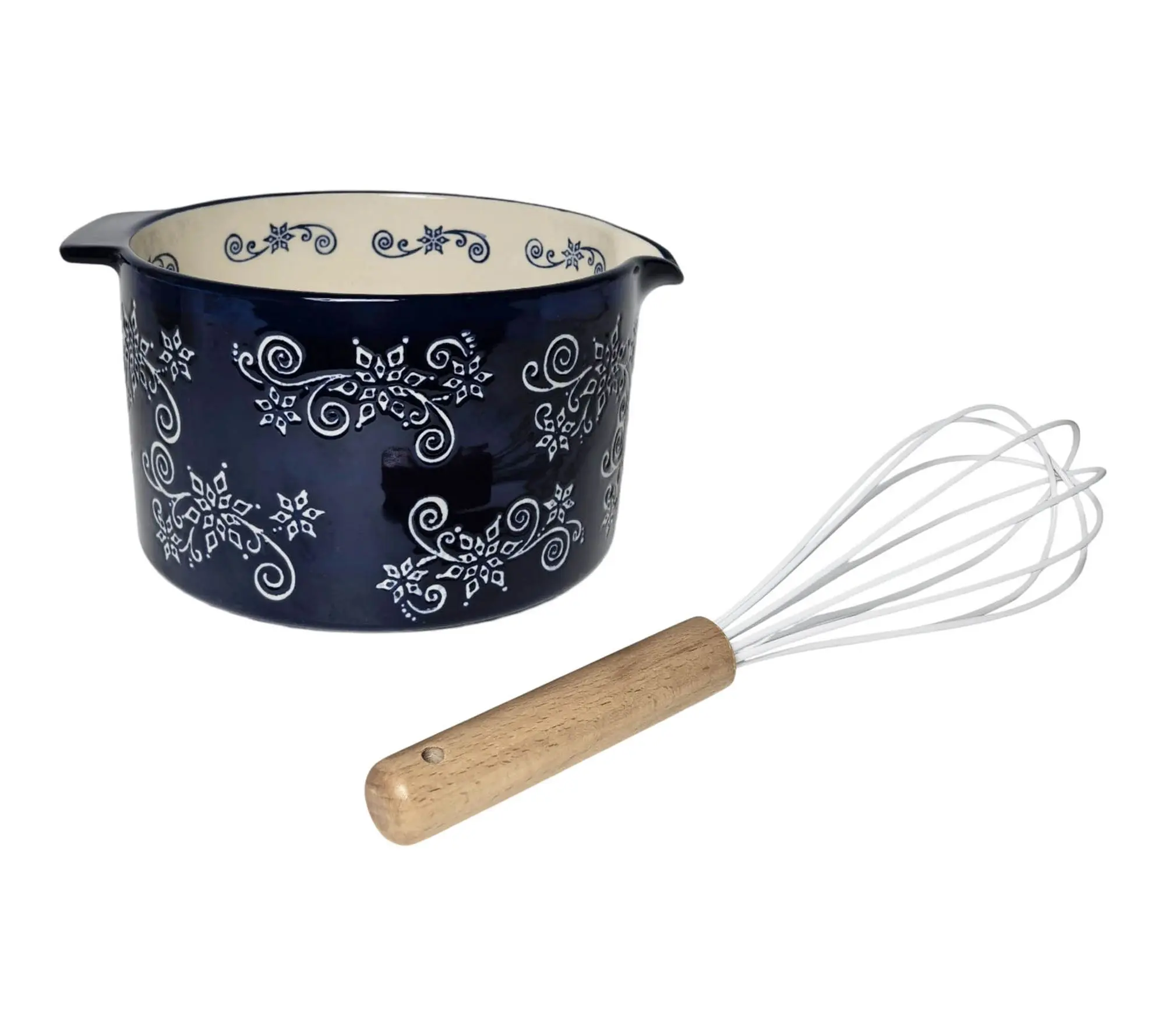 Temp-tations 2-qt Mixing Bowl with Spout and Whisk