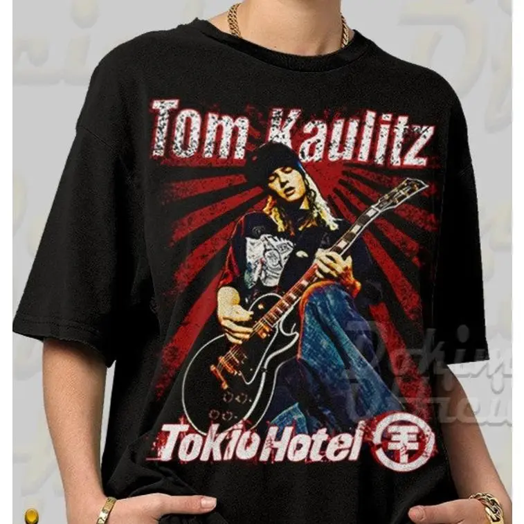 Vintage Tokio Hotel Tom Kaulitz Unisex T-Shirt, poster movie tee, Graphic Tee, Sport shirt