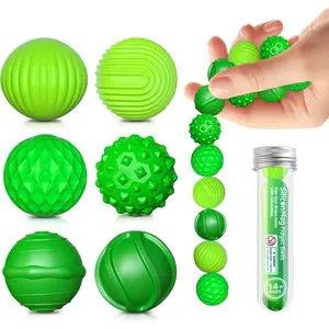 Silicone Magnetic Balls Fidget Toys for Adults,6-Pack Stress Relief Sensory Toys for Autism ADHD Anxiety,Fun Textures Gadgets,Office Desk Toy,Stocking Stuffers for Women Men GiftXEKE