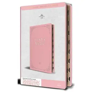 Biblia Rvr 1960 Letra Grande Tamaño Manual, Piel Rosada Con Índice / Spanish Bible Rvr 1960 Handy Size Large Print Leathersoft Pink with Index -- Reina Valera Revisada 1960, Paperback