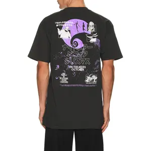 HUF x The Nightmare Before Christmas Nightmare Tee in Vintage Black