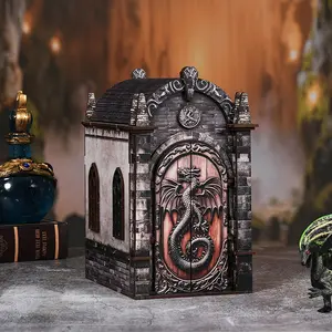 3D Wooden DIY Puzzle Set With LED, Desk Ornament, Dragon Element, Adult Toy, Creative Gift, Exquisite Ornament, Stress Relief For Adults