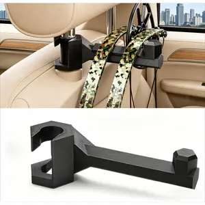 Universal Bow Hanger for Car, SUV & Truck | Headrest Mount Holder | Convenient Storage Hook for Hunting & Archery