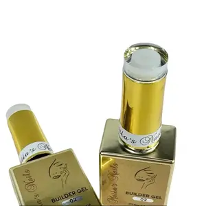 Maika’s Nails Builder Gel in Bottle 02 Soft White Color for Natural & Artificial Nails Strong Long Lasting Nail Product