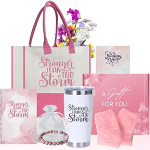 Get Well Gift Box for Women – Stronger Than The Storm Care Package with Tumbler, Tote, Bracelet & More | Support, Recovery & Encouragement Gift