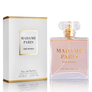 Urban Collection Madame Paris for Women Eau De Parfum 3.4 Oz Amber Floral & Woody Fragrance with Jasmine May Rose Top Notes Cruelty Free Perfume 100ml