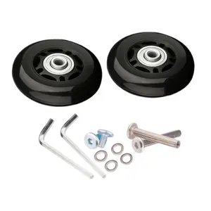 2 Pieces Luggage Suitcase Wheels Universal Wheel Wheels Bearings Repair Kits