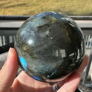 Large labradorite sphere