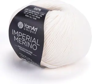 Yarnart Unique Imperial Merino Yarn - 100% Extra Fine Merino Wool, Luxurious Soft Yarn for Knitting, Crocheting, Baby Clothes, Scarves, Sweaters, 1.76 Oz/50G, 109 Yds (3302) YarnArt